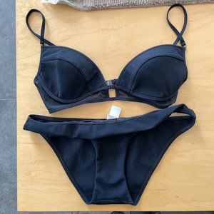 Zimmermann Black Bikini Set